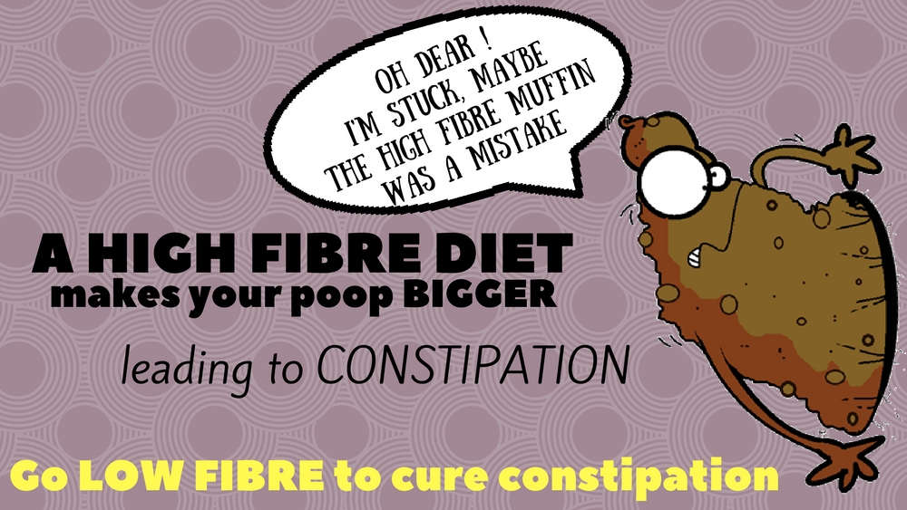 Audello » Low fibre is the solution for constipation